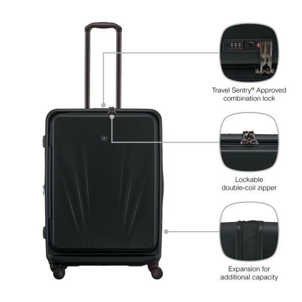 Фото - Чемодан Wenger Skyon Hardside Large Black (653566)