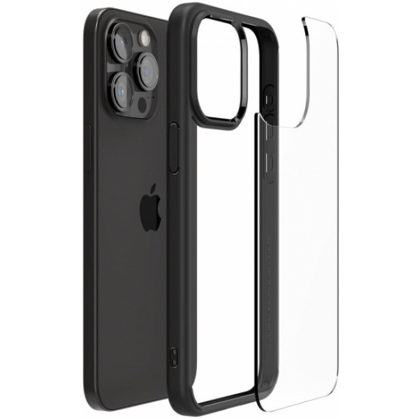 Фото - Чехол для смартфона Spigen for Apple iPhone 15 Pro Ultra Hybrid, Matte Black (ACS06713)