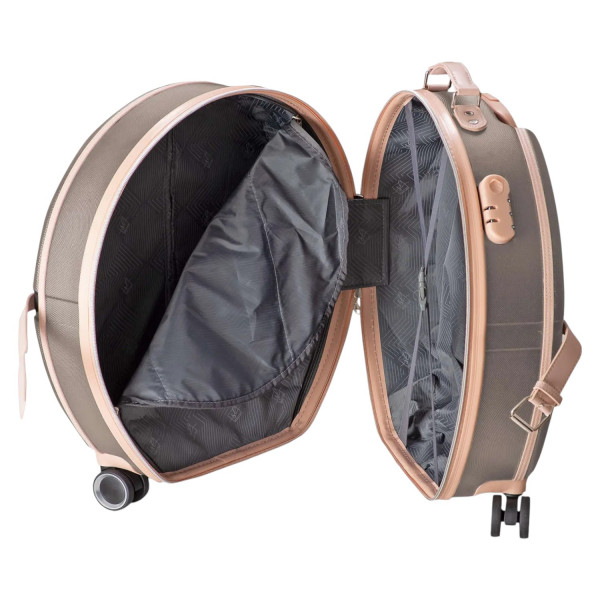 Фото - Чемодан Semi Line M Brown/Pink Cream (T5673-3)