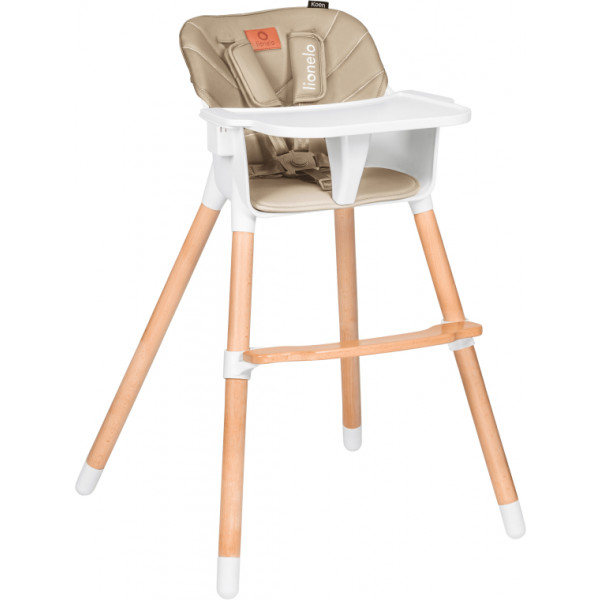 Фото - Стульчик для кормления классический Lionelo Koen Beige Sand
