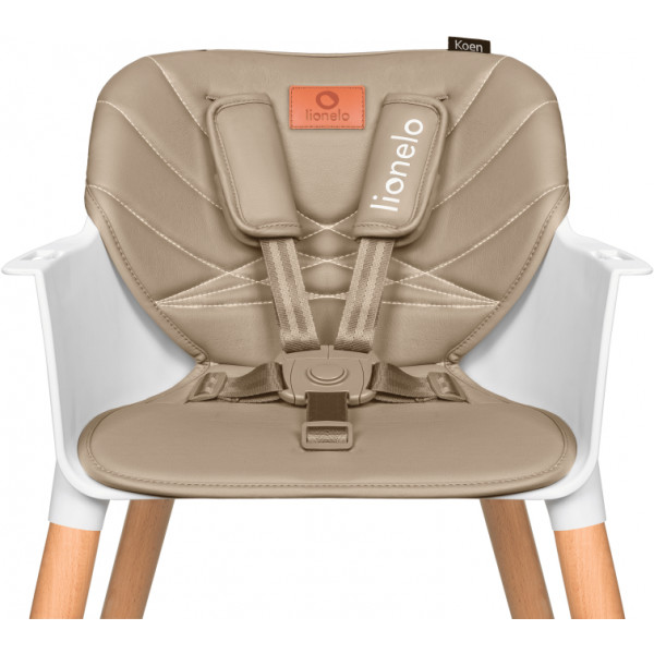 Фото - Стульчик для кормления классический Lionelo Koen Beige Sand
