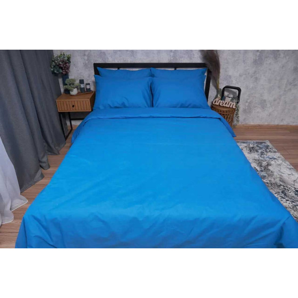 Фото - Комплект постельного белья Moon&Star Бязь Gold Люкс «Sapphire» King Size 220x240 см нав. 2х50х70 (MS-820001669)