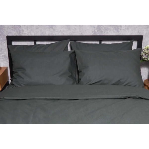 Фото - Комплект постельного белья Moon&Star Бязь Gold Люкс Dark Green 160х220 (MS-820002180)