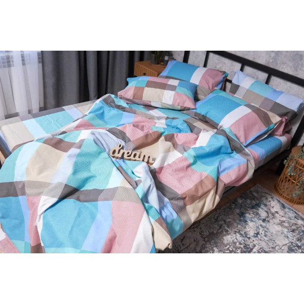 Фото - Комплект постельного белья детский Moon&Star Бязь Gold Люкс Burlap 110х140 нав. 2х50х70 (MS-830000067)