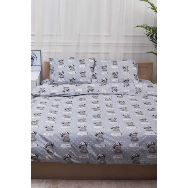 Фото - Комплект постельного белья детский Moon&Star 110х140 нав. 2х40х60 Teddy Boy Бязь Gold Люкс (MS-830000021)