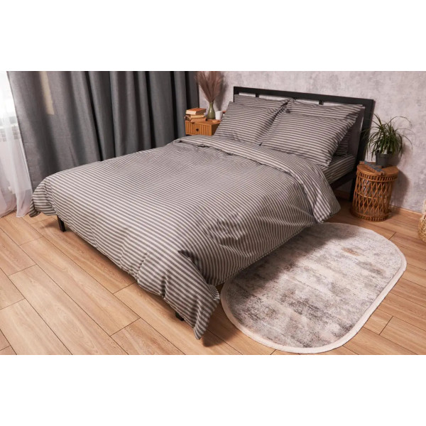 Фото - Комплект постельного белья Moon&Star Бязь Gold Люкс «Ice Grey» 200х220 нав. 2х40х60 (MS-820003440)