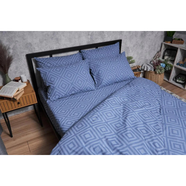 Фото - Комплект постельного белья Moon&Star Бязь Gold Люкс «Crystal» 200х220 нав. 2х50х70 (MS-820004631)