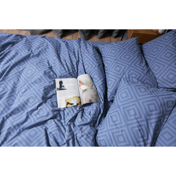 Фото - Комплект постельного белья Moon&Star Бязь Gold Люкс «Crystal» 200х220 нав. 2х50х70 (MS-820004631)