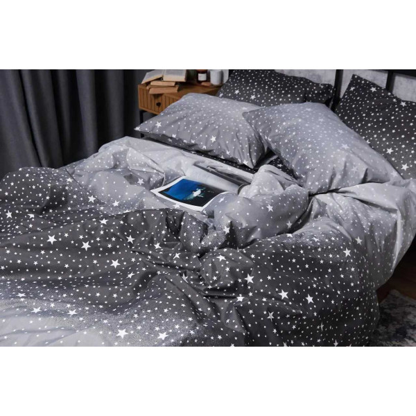 Фото - Наволочка Moon&Star Микросатин Premium Starry Night 70х70 см 2 шт. (MS-840000629)