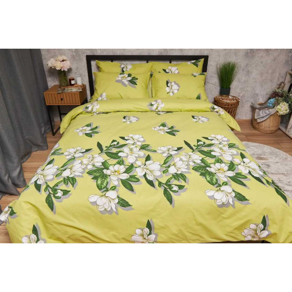 Фото - Комплект постельного белья Moon&Star Бязь Gold Люкс «Wisteria» King Size 220x240 см нав. 4х50х70 (MS-820005498)