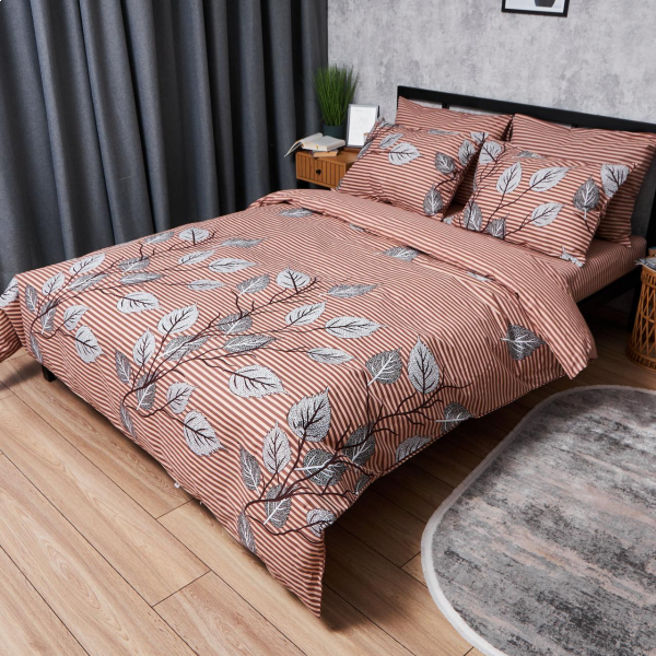 Фото - Комплект постельного белья Moon&Star Бязь Gold Люкс Autumn Leaves King Size 220x240 (MS-820005880)