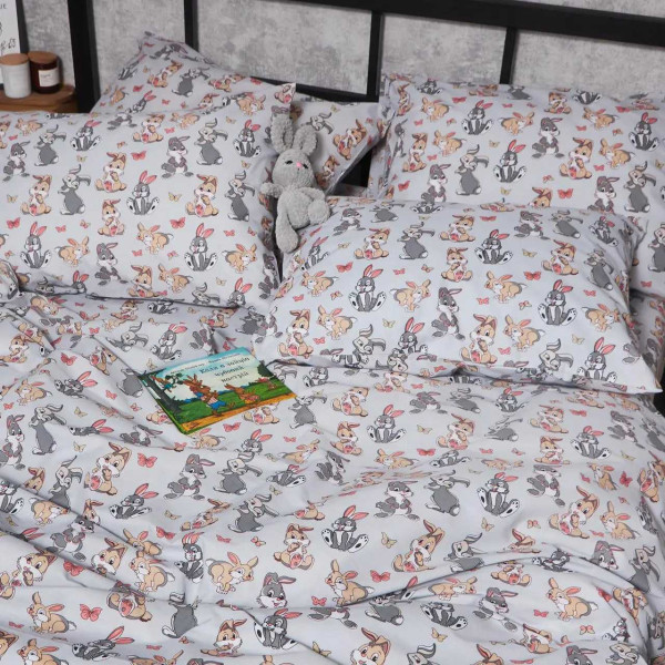 Фото - Комплект постельного белья детский Moon&Star 110х140 нав. 2х50х50 Bunny Dreams Бязь Gold Люкс (MS-830000226)