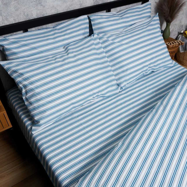 Фото - Комплект постельного белья Moon&Star Бязь Gold Люкс Calm Waters 160х220 нав. 2х50х70 (MS-820006146)