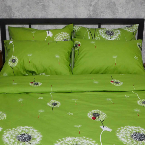 Фото - Комплект постельного белья Moon&Star Бязь Gold Люкс Green Harmony 160х220 нав. 2х70х70 (MS-820006392)