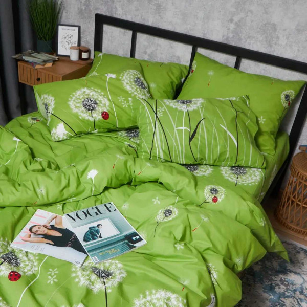 Фото - Комплект постельного белья Moon&Star Бязь Gold Люкс Green Harmony 160х220 нав. 4х50х70 (MS-820006393)