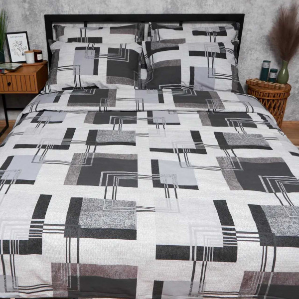 Фото - Комплект постельного белья Moon&Star Бязь Gold Люкс Modern Vision 175х210 нав. 2х40х60 (MS-820006515)