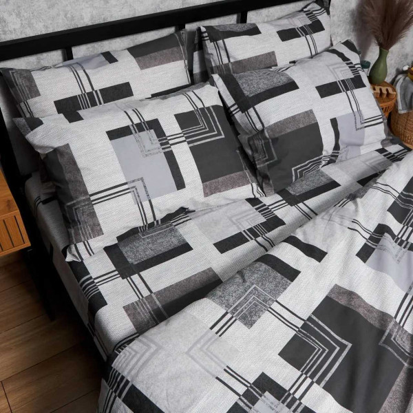 Фото - Комплект постельного белья Moon&Star Бязь Gold Люкс Modern Vision 175х210 нав. 2х40х60 (MS-820006515)