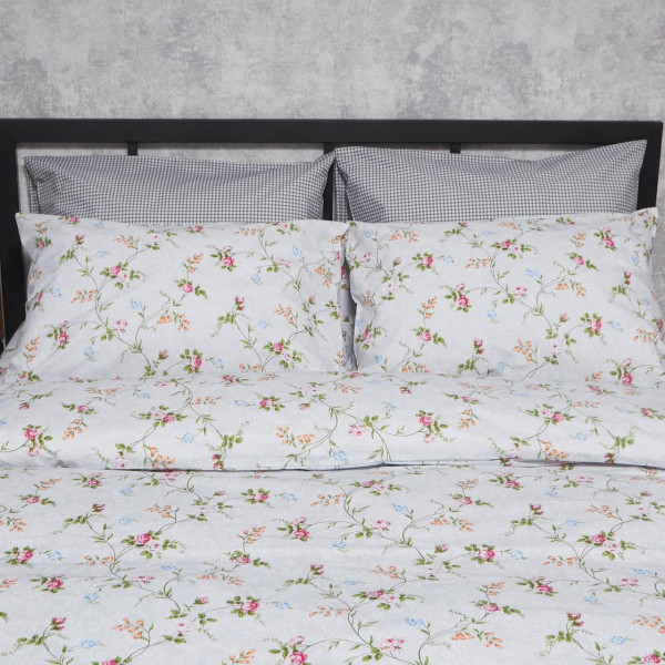 Фото - Комплект постельного белья Moon&Star Бязь Gold Люкс Romantic Bloom 175х210 нав. 4х50х70 (MS-820006798)