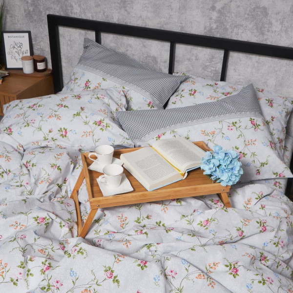 Фото - Комплект постельного белья Moon&Star Бязь Gold Люкс Romantic Bloom 175х210 нав. 2х40х60 (MS-820006795)