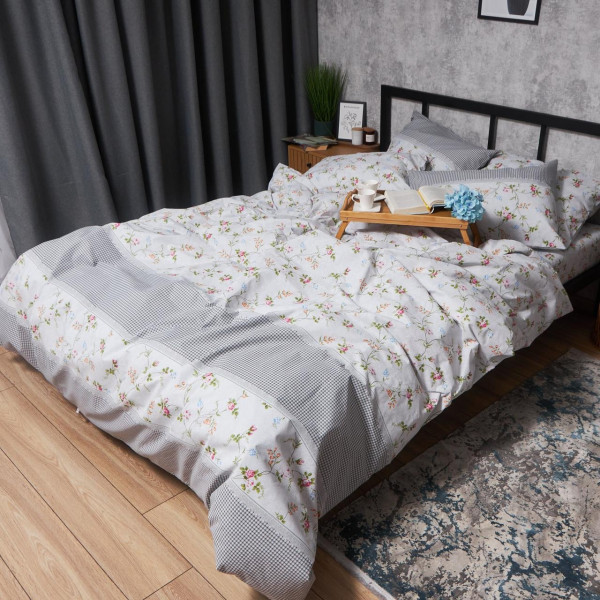 Фото - Комплект постельного белья Moon&Star Бязь Gold Люкс Romantic Bloom 175х210 нав. 2х40х60 (MS-820006795)