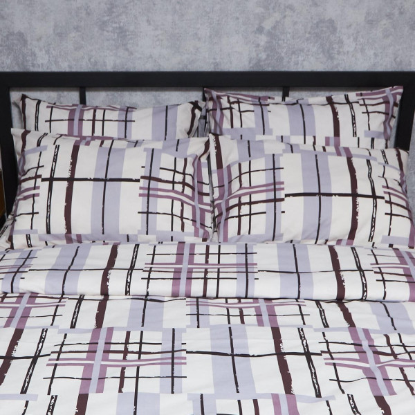 Фото - Комплект постельного белья Moon&Star Бязь Gold Люкс «Urban Lines» 143х210 см нав. 4х50х70 (MS-820007158)