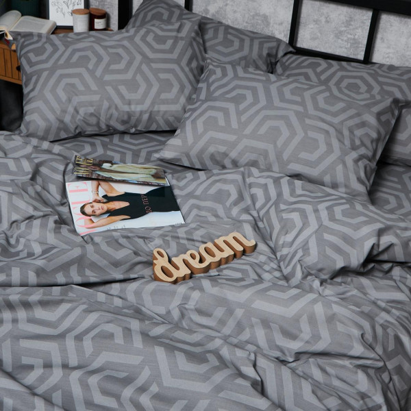 Фото - Комплект постельного белья Moon&Star Бязь Gold Люкс «Urban Style» 143х210 см нав. 4х50х70 (MS-820007228)