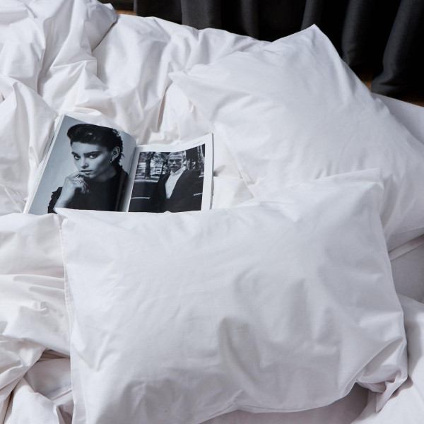 Фото - Комплект постельного белья Moon&Star Бязь Gold Люкс «White Glow» 143х210 см нав. 2х40х60 (MS-820007365)