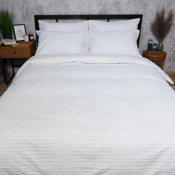 Фото - Комплект постельного белья Moon&Star прост. 220х240 + 2 нав. 40х60 Бязь Gold Люкс White Harmony (MS-880000513)