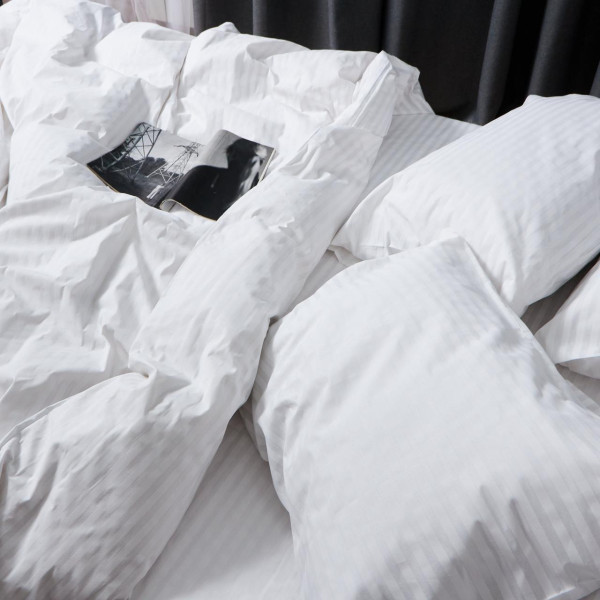 Фото - Комплект постельного белья Moon&Star Бязь Gold Люкс «White Harmony» 143х210 см нав. 2х70х70 (MS-820007402)