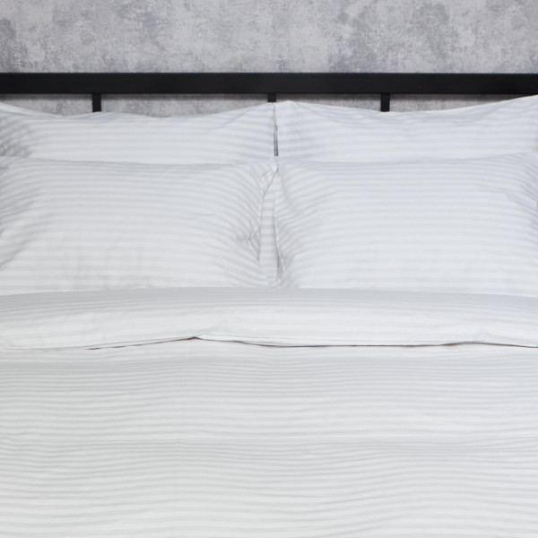 Фото - Комплект постельного белья Moon&Star Бязь Gold Люкс «White Harmony» 143х210 см нав. 2х70х70 (MS-820007402)