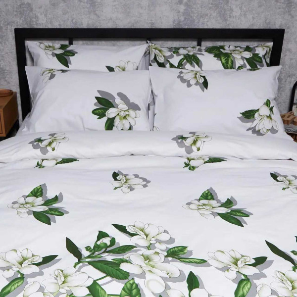 Фото - Комплект постельного белья Moon&Star Бязь Gold Люкс Wisteria White 175х210 нав. 2х40х60 (MS-820007460)