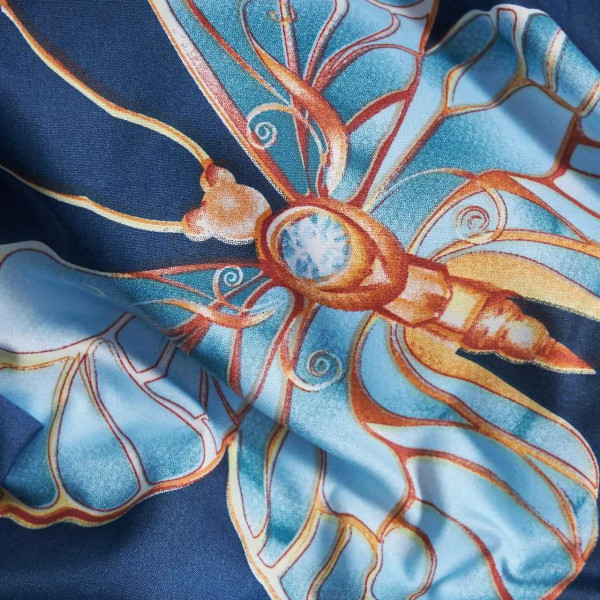 Фото - Комплект постельного белья Moon&Star Микросатин Premium «Flutter Dreams» King Size 220x240 см нав. 2х40х60 (MS-820007700)