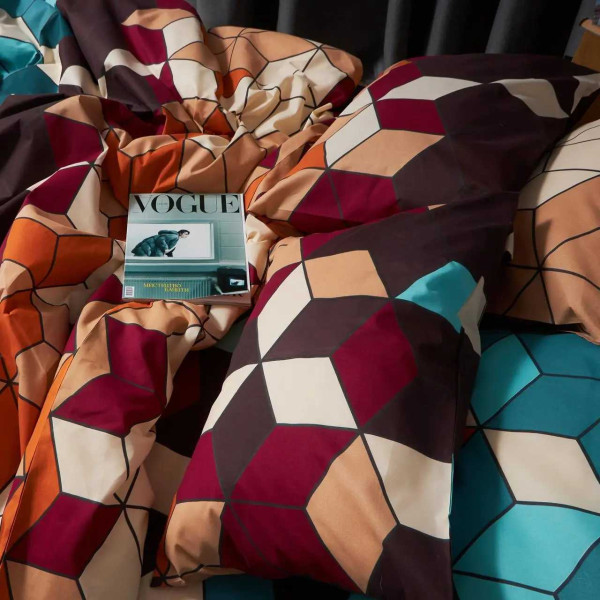 Фото - Комплект постельного белья Moon&Star Микросатин Premium Modern Chaos 175х210 нав. 4х50х70 (MS-820007918)