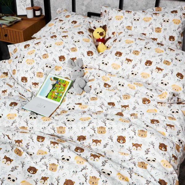 Фото - Комплект постельного белья детский Moon&Star 110х140 нав. 2х50х50 Jungle Joy Бязь Gold Люкс (MS-830000242)