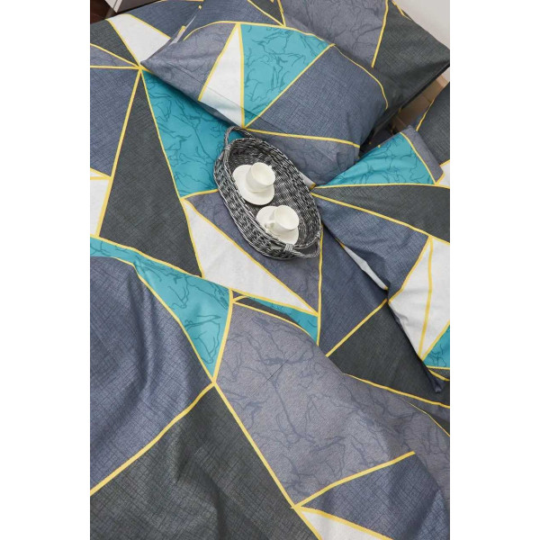 Фото - Наволочка Moon&Star Микросатин Premium Triangles 60х60 см 2 шт. (MS-840000574)