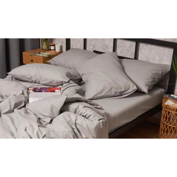 Фото - Наволочка Moon&Star Бязь Gold Люкс Gray 60х60 см 2 шт. (MS-840000754)