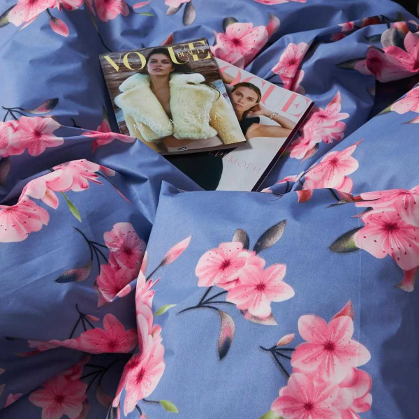 Фото - Наволочка Moon&Star Микросатин Premium Blossom Sky 40х60 см 2 шт. (MS-840001051)