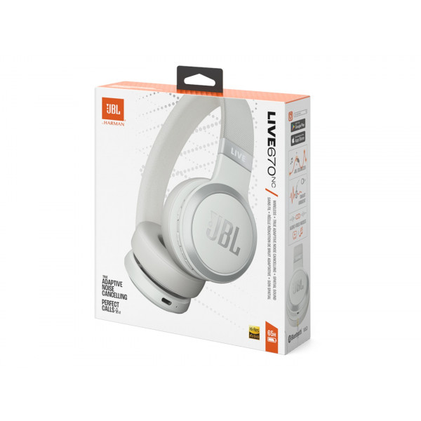 Фото - Наушники накладные беспроводные JBL Live 670NC (JBLLIVE670NCWHT)