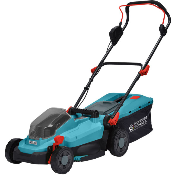 Фото - Газонокосилка аккумуляторная Konner&Sohnen KS33LM-20V Фото - Газонокосилка аккумуляторная Konner&Sohnen KS33LM-20V