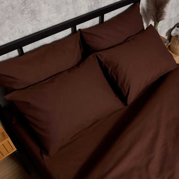 Фото - Комплект постельного белья Moon&Star Бязь Gold Люкс Chocolate Dream 200х220 см нав. 40х60 2 шт. (MS-880000126)