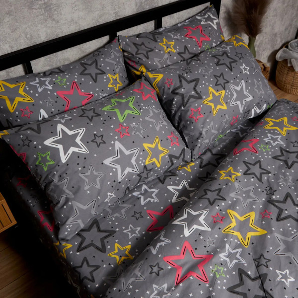 Фото - Комплект постельного белья Moon&Star Бязь Gold Люкс Cosmic Party 160х220 (MS-820009018)