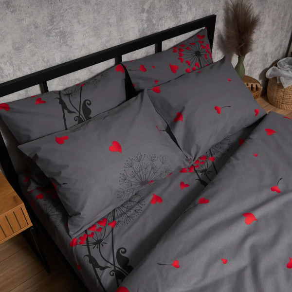 Фото - Комплект постельного белья Moon&Star Бязь Gold Люкс Dandelion Lov 160х220 (MS-820009120)