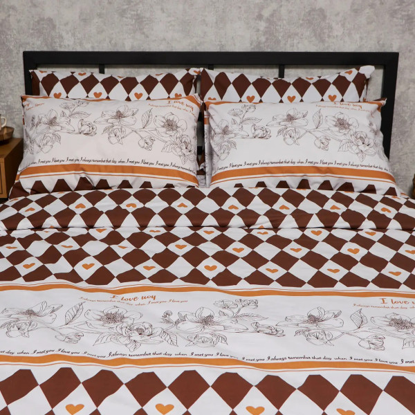 Фото - Комплект постельного белья Moon&Star Бязь Gold Люкс Heart Patch 160х220 (MS-820009400)