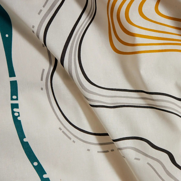 Фото - Комплект постельного белья Moon&Star Бязь Gold Люкс Natural Waves 160х220 (MS-820009540)