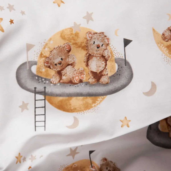 Фото - Комплект постельного белья Moon&Star Бязь Gold Люкс Teddy Dreams 160х220 нав. 2х50х70 (MS-820009856)