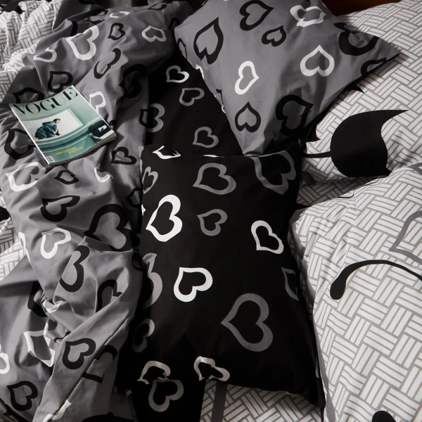 Фото - Комплект постельного белья Moon&Star Бязь Gold Люкс Feline Romance 160х220 (MS-820009225)