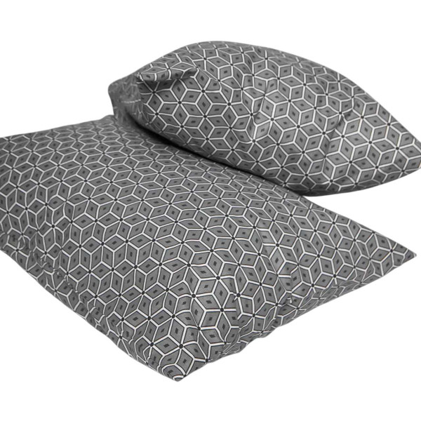 Фото - Наволочка Moon&Star Бязь Gold Люкс Grey Labyrinth 70х70 2 шт. (MS-840001379)