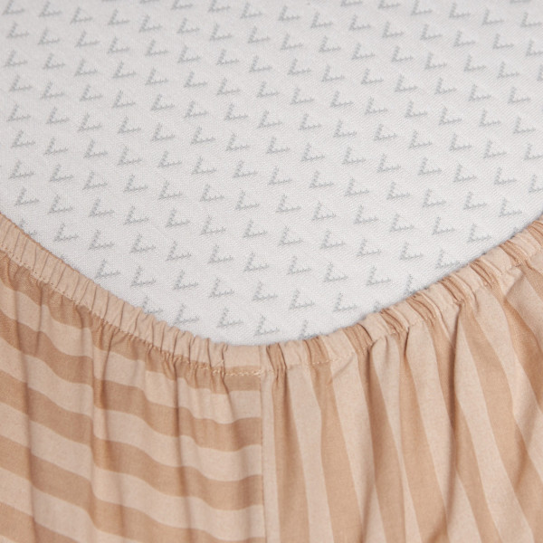 Фото - Простынь односпальная Moon&Star Sand Lines Бязь Gold Люкс 120х190х25 см (MS-850001387)