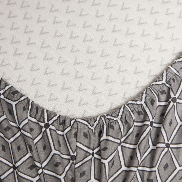 Фото - Простынь односпальная Moon&Star Grey Labyrinth Бязь Gold Люкс 120х190х20 см (MS-850001207)