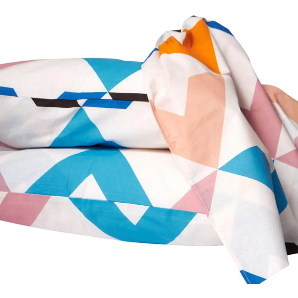 Фото - Комплект постельного белья Moon&Star Бязь Gold Люкс Color Clash 180х220 см нав. 50х70 2 шт. (MS-880000136)